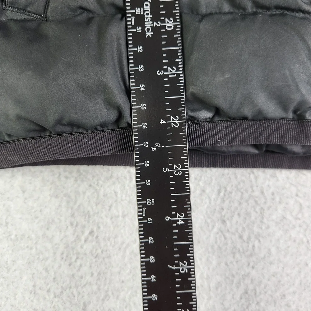 Nike Low Synthetic Fill Puffer Jacket Kids Medium Black Quilted Hooded Full Zip‎